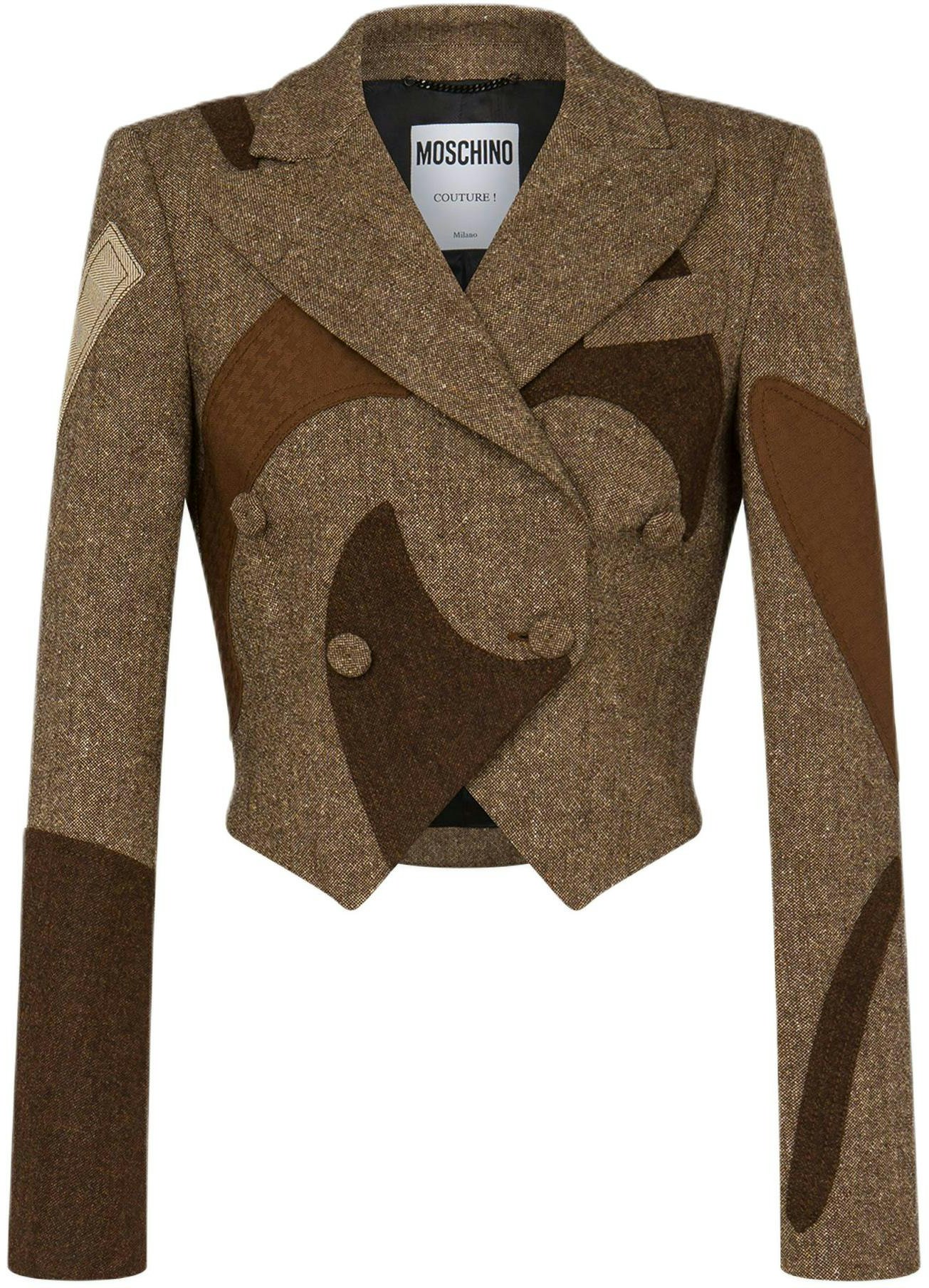 women-moschino-patchwork-cropped-wool-blend-double-breasted-jacket-brown-a0507-5514-2092