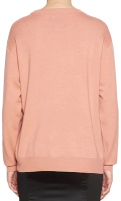 (W) MOSCHINO Sweater Wol Rajut Lengan Panjang Pink Crewneck EV0919-5501-1147 Shop (W) MOSCHINO Sweater Wol Rajut Lengan Panjang Pink Crewneck EV0919-5501-1147