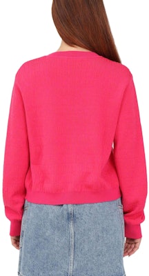 (W) 모스키노 핑크 크루넥 긴소매 풀오버 스웨터. A0902-7700-1217 Purchase (W) 모스키노 핑크 크루넥 긴소매 풀오버 스웨터. A0902-7700-1217