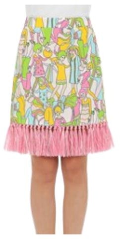 women-moschino-pink-patterned-fringe-casual-skirt-a0101-0849-1009