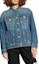 Purchase (W) CHAQUETA VAQUERA AZUL DE BOTONES MOSCHINO COLOR SÓLIDO A0502-5522-0295