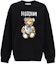 Buy (W) MOSCHINO 泰迪熊標誌黑色圓領長袖衛衣。 V1712-0528-1555