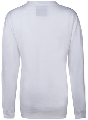 (W) MOSCHINO Baju Panas Putih Grafik Kartun. EA0907-0504-2001 Lookbook (W) MOSCHINO Baju Panas Putih Grafik Kartun. EA0907-0504-2001