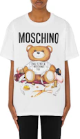 Lookbook (W) MOSCHINO 白色字母印花寬鬆版T恤 SS23 V0701_5541_1001