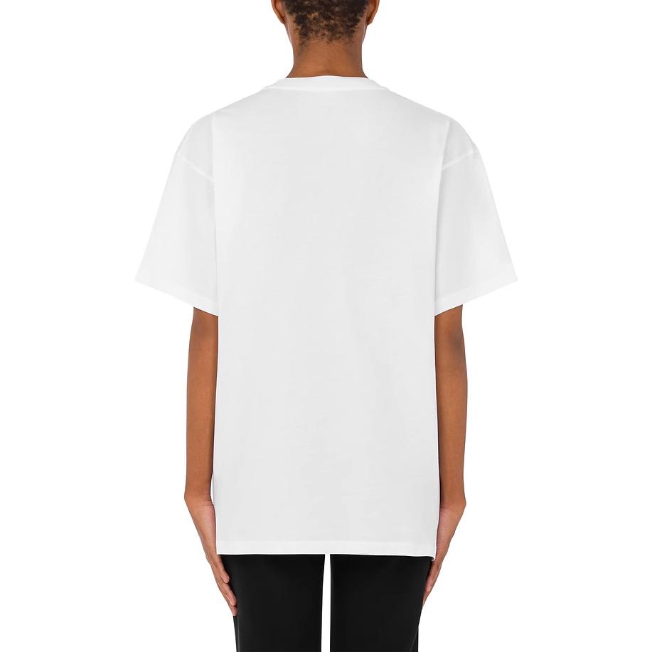 Shop (W) MOSCHINO 白色字母印花寬鬆版T恤 SS23 V0701_5541_1001
