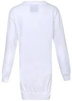 Shop (W) MOSCHINO 白色字母印花長版衛衣. EA0483-0504-2001