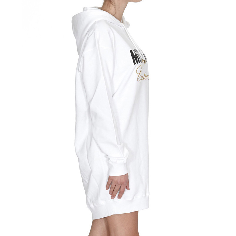 Purchase (W) 모스키노 화이트 풀오버 후드티 EJ0456-0527-6001