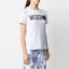 Purchase (W) MOSCHINO 白色荷葉邊緞面短袖Logo T恤. J0701-5440-1001