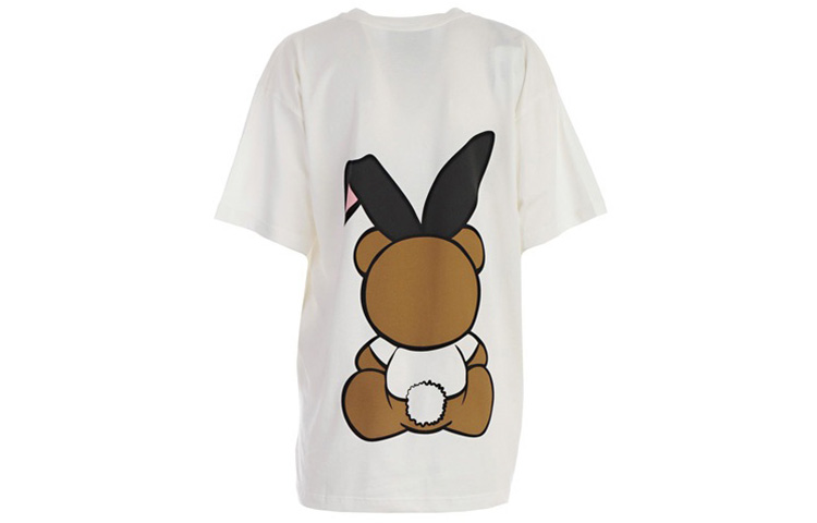 Lookbook (W) MOSCHINO 白色兔耳泰迪熊設計T恤 V0703-0540-1001