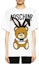 Shop (W) MOSCHINO 白色兔耳泰迪熊設計T恤 V0703-0540-1001