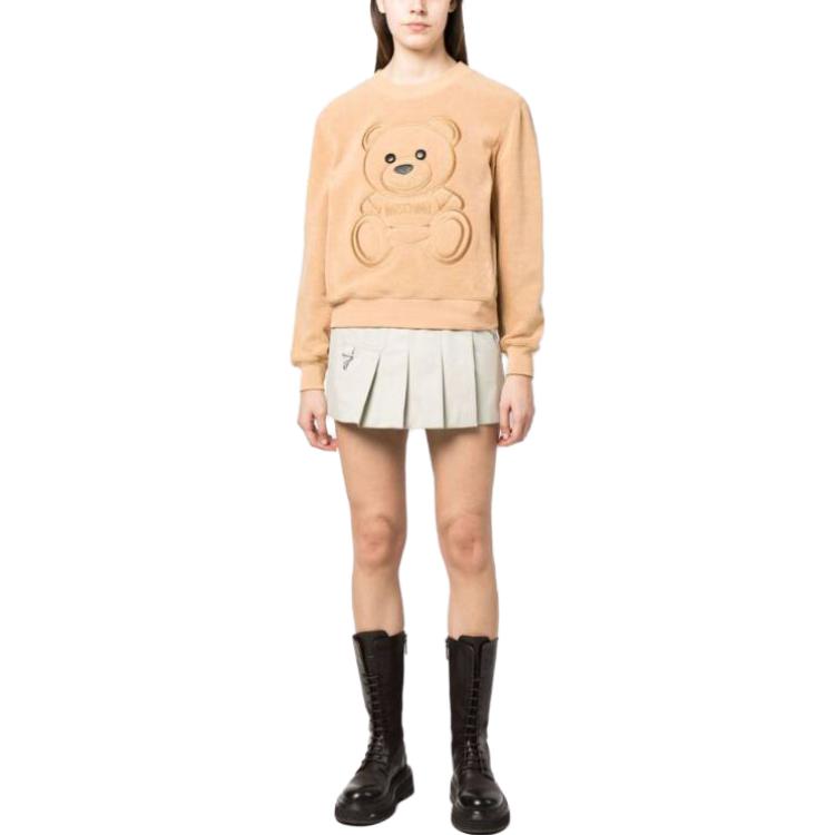 Lookbook (W) MOSCHINO イエローベアプリント 長袖スウェットシャツ. A1701-5526-1018