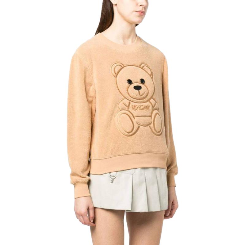 Purchase (W) MOSCHINO イエローベアプリント 長袖スウェットシャツ. A1701-5526-1018