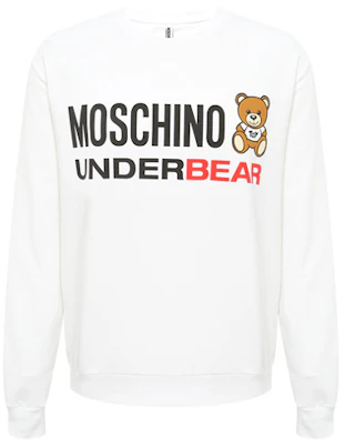 (Women) Moschino Alphabet Bear Print Loose Fit Sweatshirt Women’s White A1701-8112-0001 Buy (Women) Moschino Alphabet Bear Print Loose Fit Sweatshirt Women’s White A1701-8112-0001