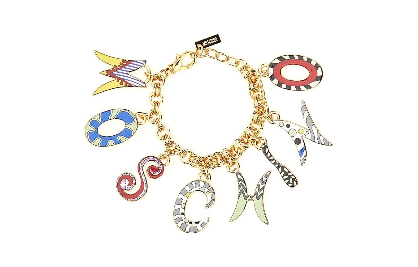 (Women) MOSCHINO Alphabet Trendy Fashion Bracelet for Women - Multicolor 916084271888