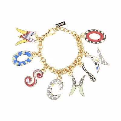 (Women) MOSCHINO Alphabet Trendy Fashion Bracelet for Women - Multicolor 916084271888