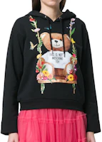 Purchase (W) MOSCHINO 黑色連帽衫衛衣 D-T1703-0427-1555