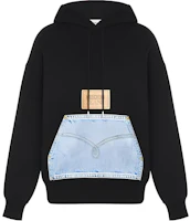 (Women) Moschino Black Letter Print Casual Hoodie AEF232K2A17228756 (Women) Moschino Black Letter Print Casual Hoodie AEF232K2A17228756