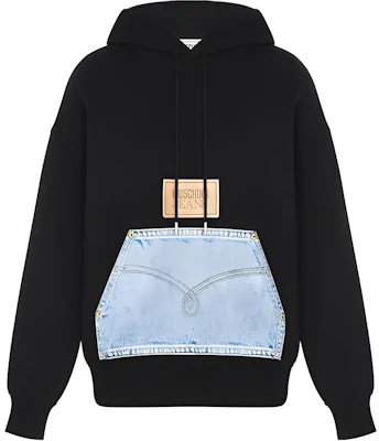 (Women) Moschino Black Letter Print Casual Hoodie AEF232K2A17228756 Buy (Women) Moschino Black Letter Print Casual Hoodie AEF232K2A17228756