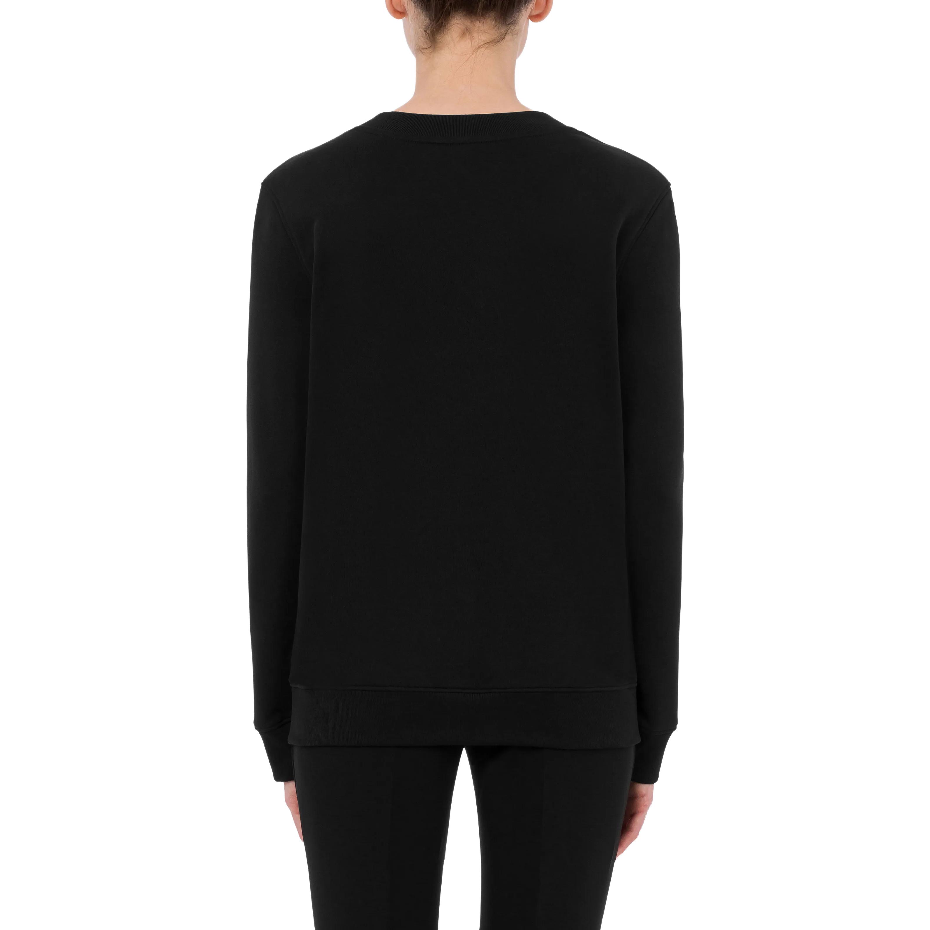 Shop (W) Sudadera Negra Moschino con Estampado de Logo de Oso A1706-5528-1555