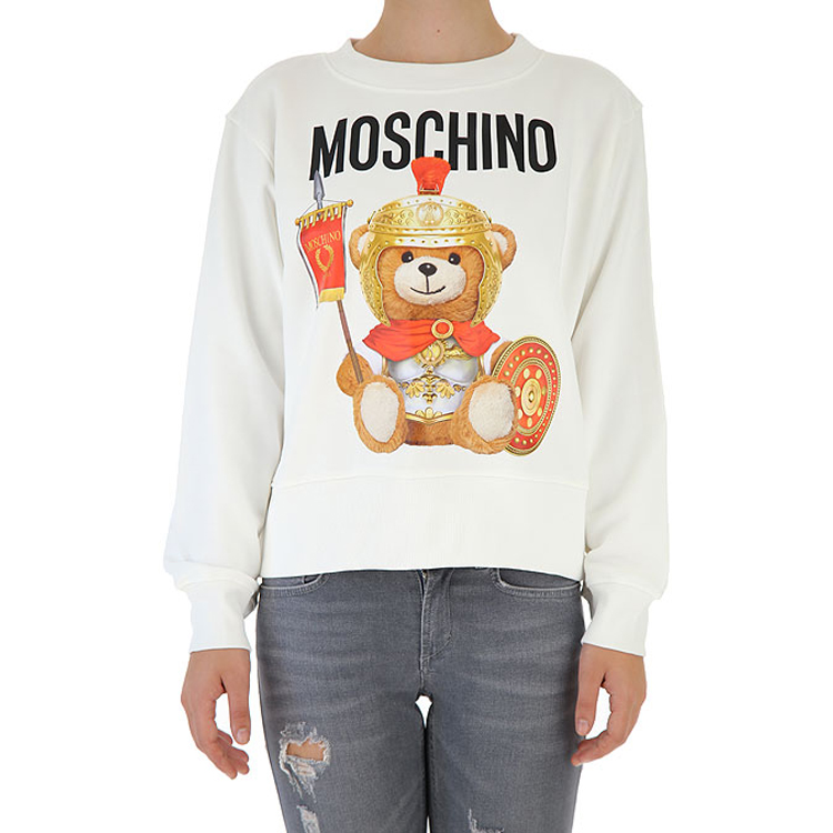 Purchase (Women) Moschino Cartoon Roman Soldier Teddy Bear Print Sweatshirt V1702-5527-2002