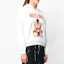Shop (Women) Moschino Circus Bear Print Hoodie Off-White V1704-0527-2001
