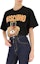 Lookbook (W) Camiseta Moschino Circus Teddy Bear de algodón negra. V0702-0540-3555