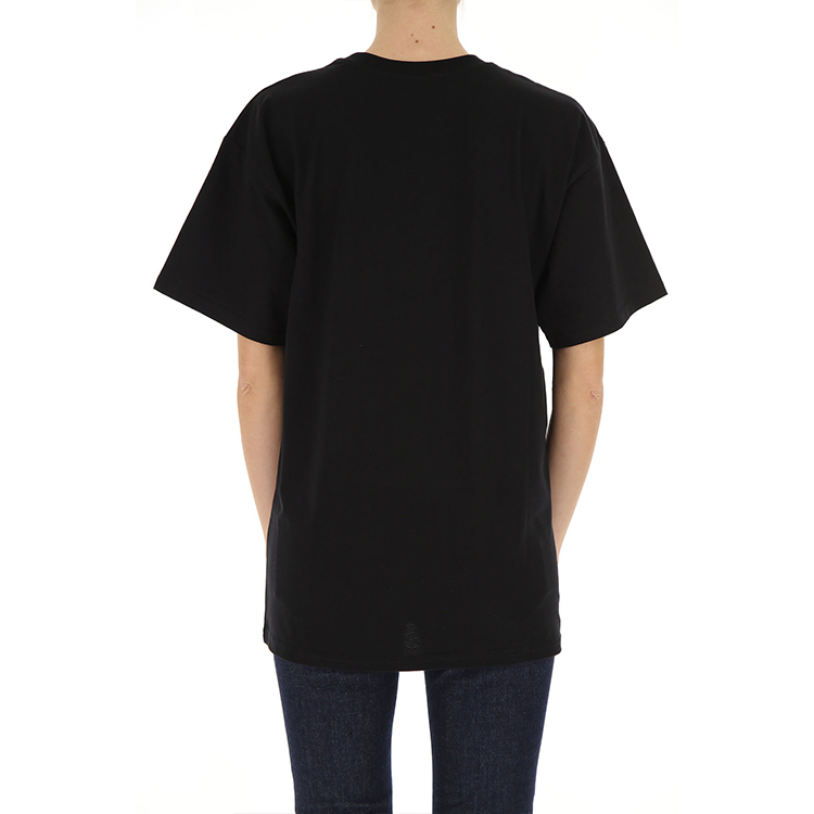 Shop (W) Camiseta Moschino Circus Teddy Bear de algodón negra. V0702-0540-3555