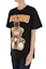 Purchase (W) Camiseta Moschino Circus Teddy Bear de algodón negra. V0702-0540-3555