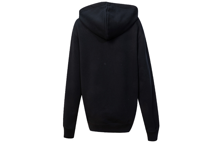 Lookbook (W) 모스키노 더블 물음표 로고 후드티 여성용 블랙 A1717-5527-2555