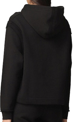 (W) MOSCHINO FW21 泰迪標誌短版連帽上衣 黑色 A1711-0427-1555 Sizing (W) MOSCHINO FW21 泰迪標誌短版連帽上衣 黑色 A1711-0427-1555