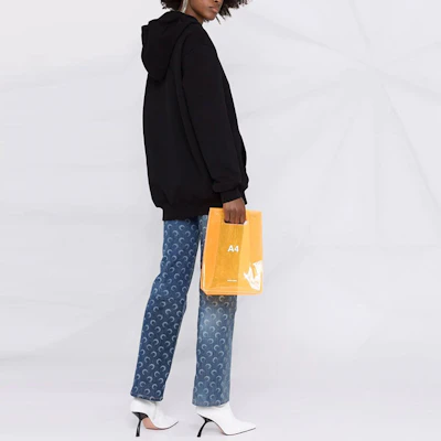 (Women) Moschino FW21 Black Hoodie with Logo Print and Drawstring 17225-527A-3555 Shop (Women) Moschino FW21 Black Hoodie with Logo Print and Drawstring 17225-527A-3555