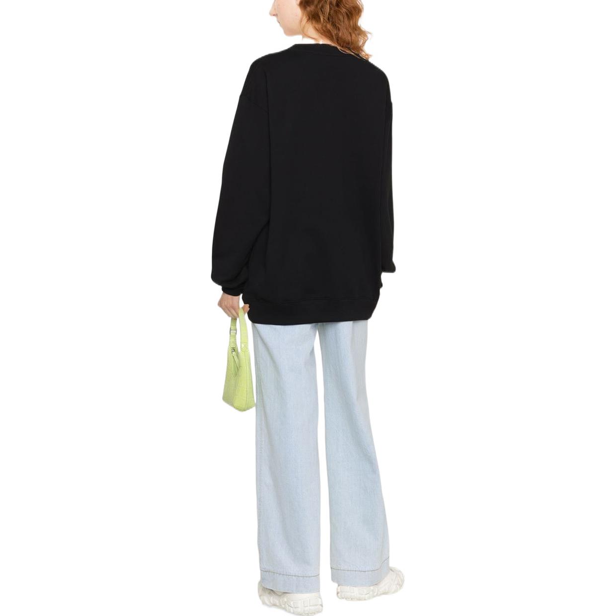 (Women) MOSCHINO FW22  Black Cotton Cartoon Print Crewneck Sweatshirt. A1799-6028-1555 圖 4