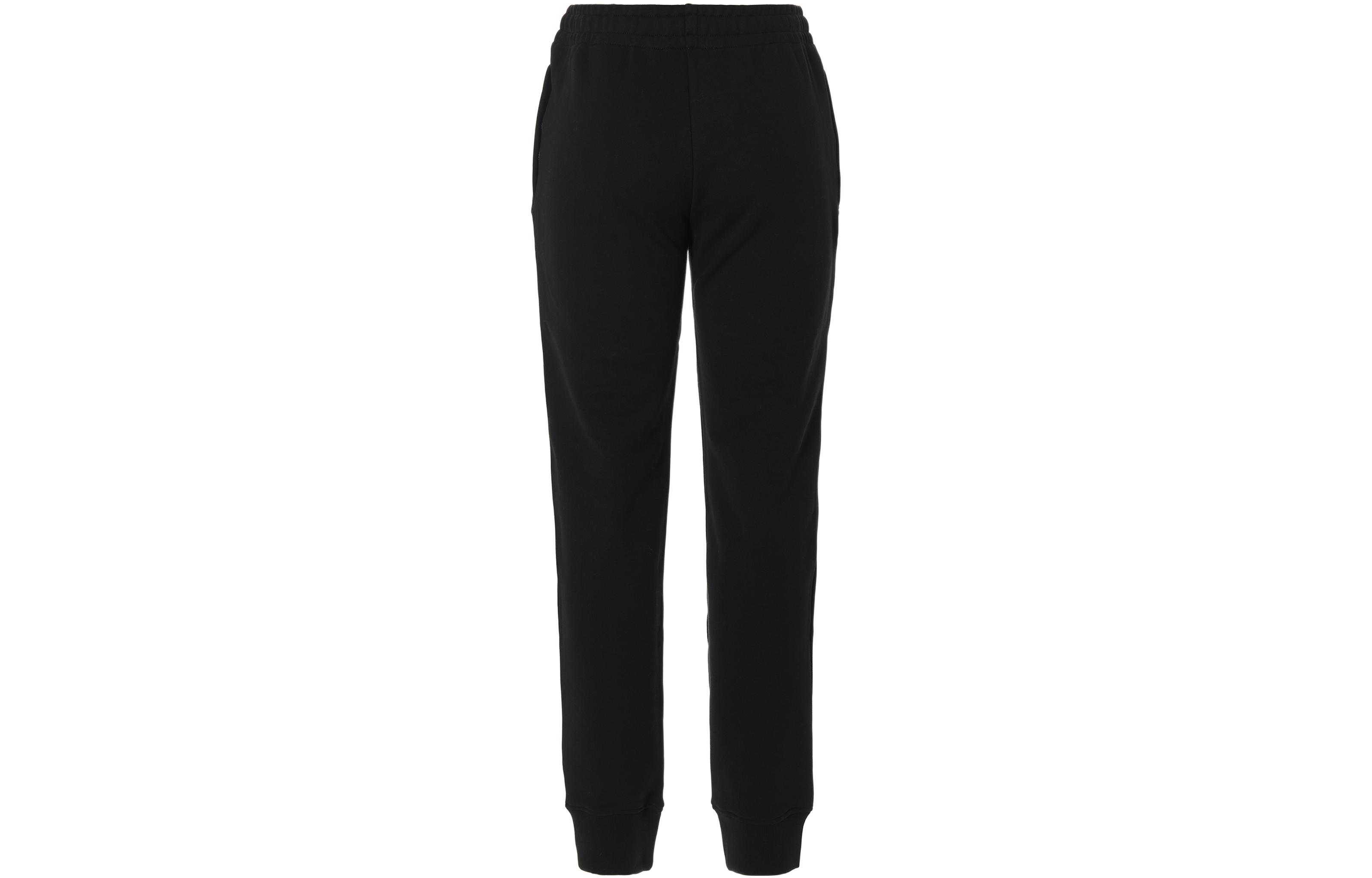 Lookbook (W) 모스키노 FW22 블랙 레터 프린트 엘라스틱 웨이스트 조거 팬츠 캐주얼. A0317-5428-2555