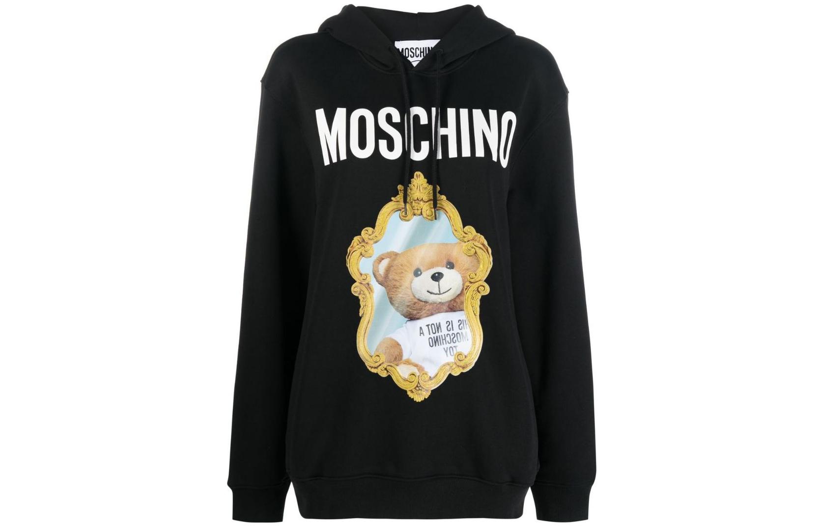 (Women) MOSCHINO FW22  Black Letter Print Hoodie V171254287555 圖 2