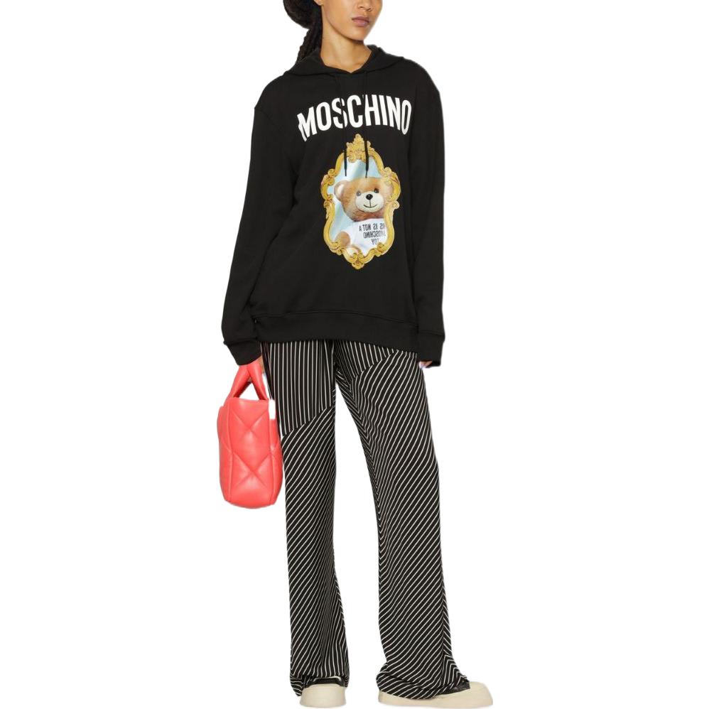 (Women) MOSCHINO FW22  Black Letter Print Hoodie V171254287555 圖 3