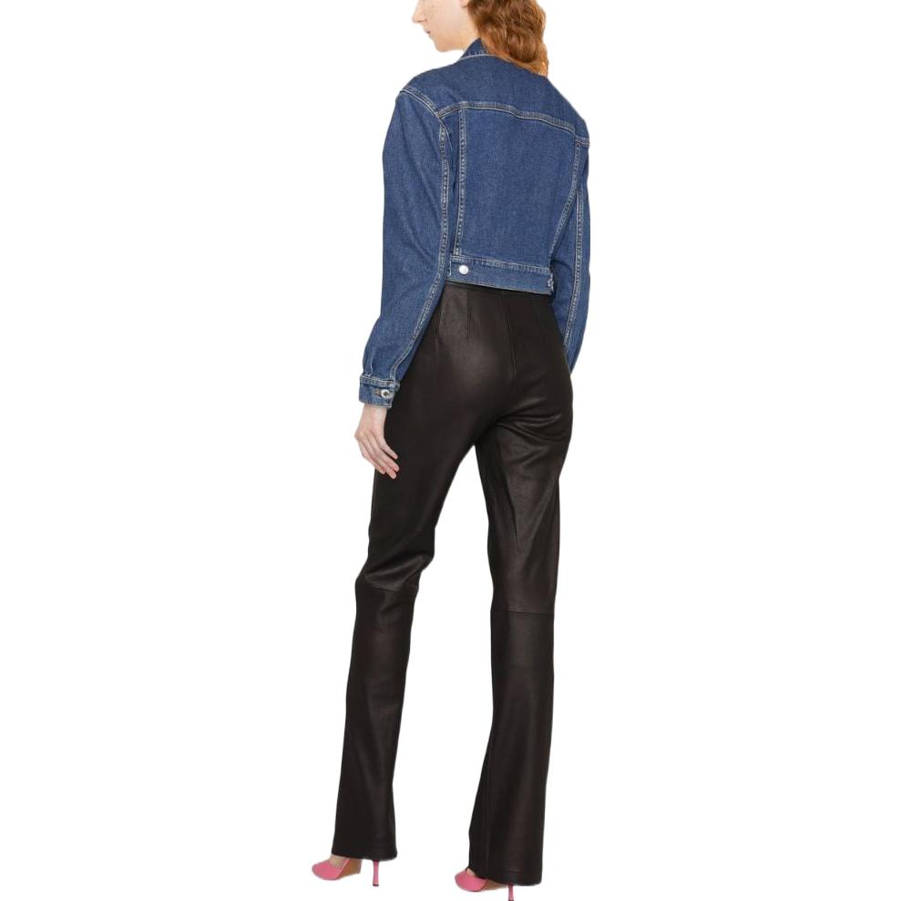 Shop (W) Chaqueta Vaquera Corta Azul con Botones y Lazo Moschino FW22. A05325522