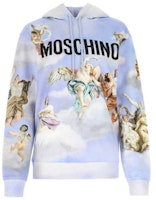 (Women) MOSCHINO FW22 Purple Cartoon Print Sweatshirt with Logo Design. A1710-5427-1291 (Women) MOSCHINO FW22 Purple Cartoon Print Sweatshirt with Logo Design. A1710-5427-1291