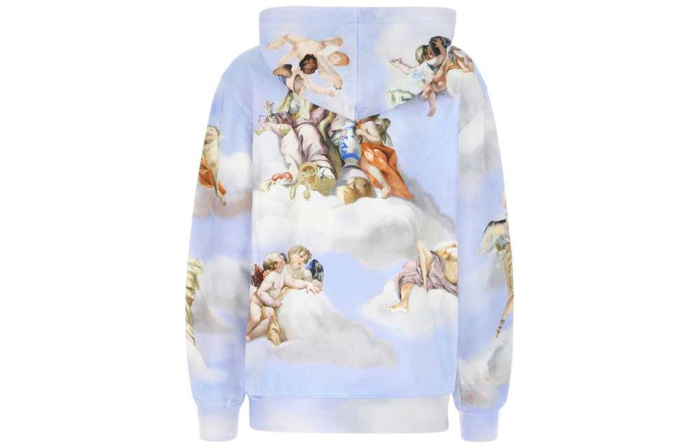 Lookbook (W) MOSCHINO FW22 紫色卡通印花徽標設計長袖上衣 A1710-5427-1291