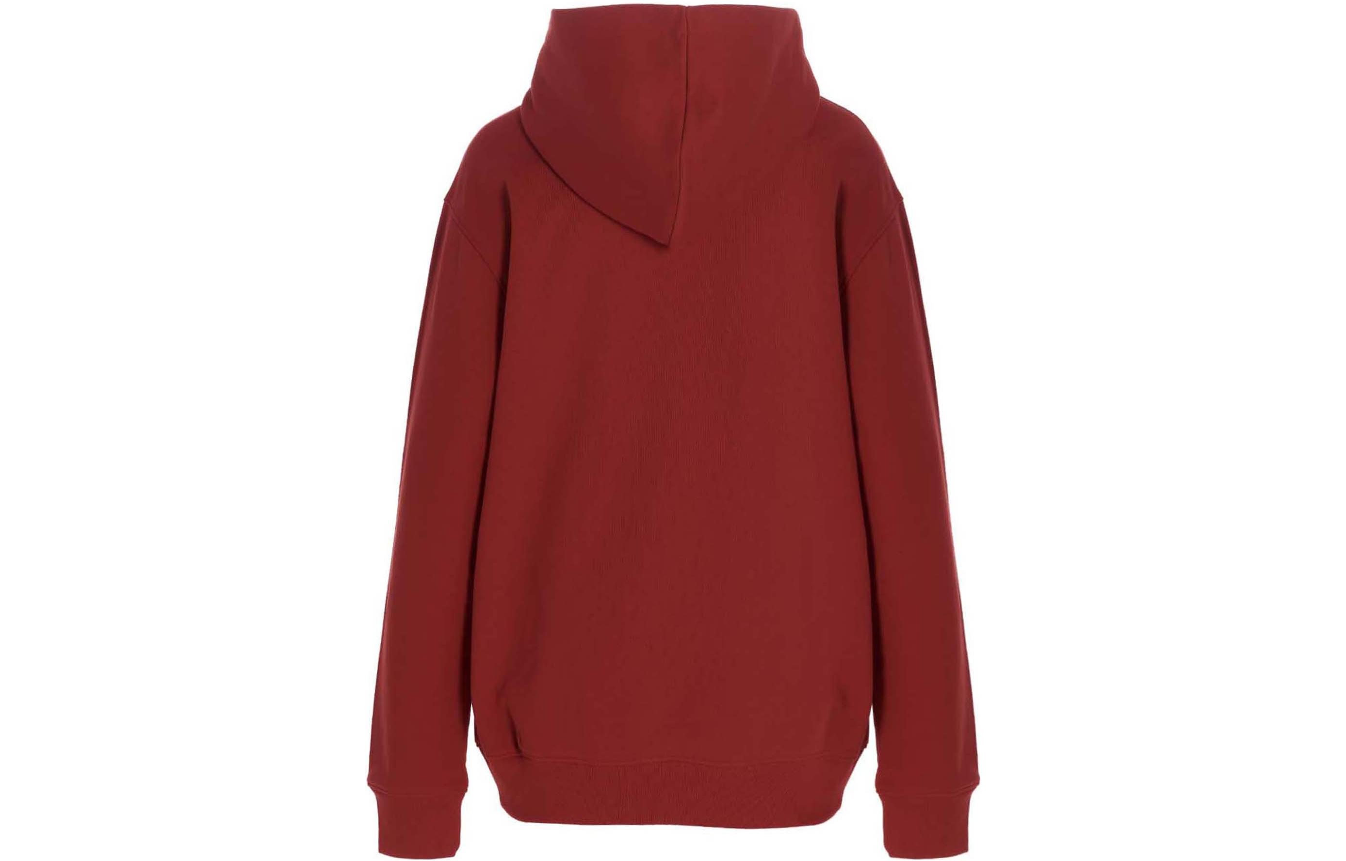 Lookbook (W) MOSCHINO FW22 紅色印花標誌寬鬆連帽上衣. A1703-5428-1115