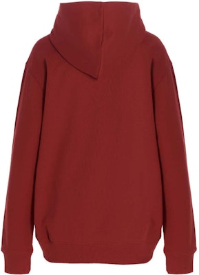 (W) MOSCHINO FW22 紅色印花標誌寬鬆連帽上衣. A1703-5428-1115 Lookbook (W) MOSCHINO FW22 紅色印花標誌寬鬆連帽上衣. A1703-5428-1115