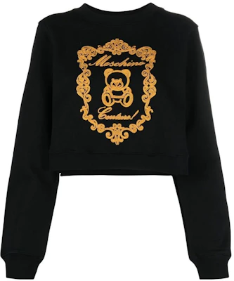 (Women) Moschino FW22 Black Cartoon Animal Print Sweatshirt V1706-5528-1555 Buy (Women) Moschino FW22 Black Cartoon Animal Print Sweatshirt V1706-5528-1555