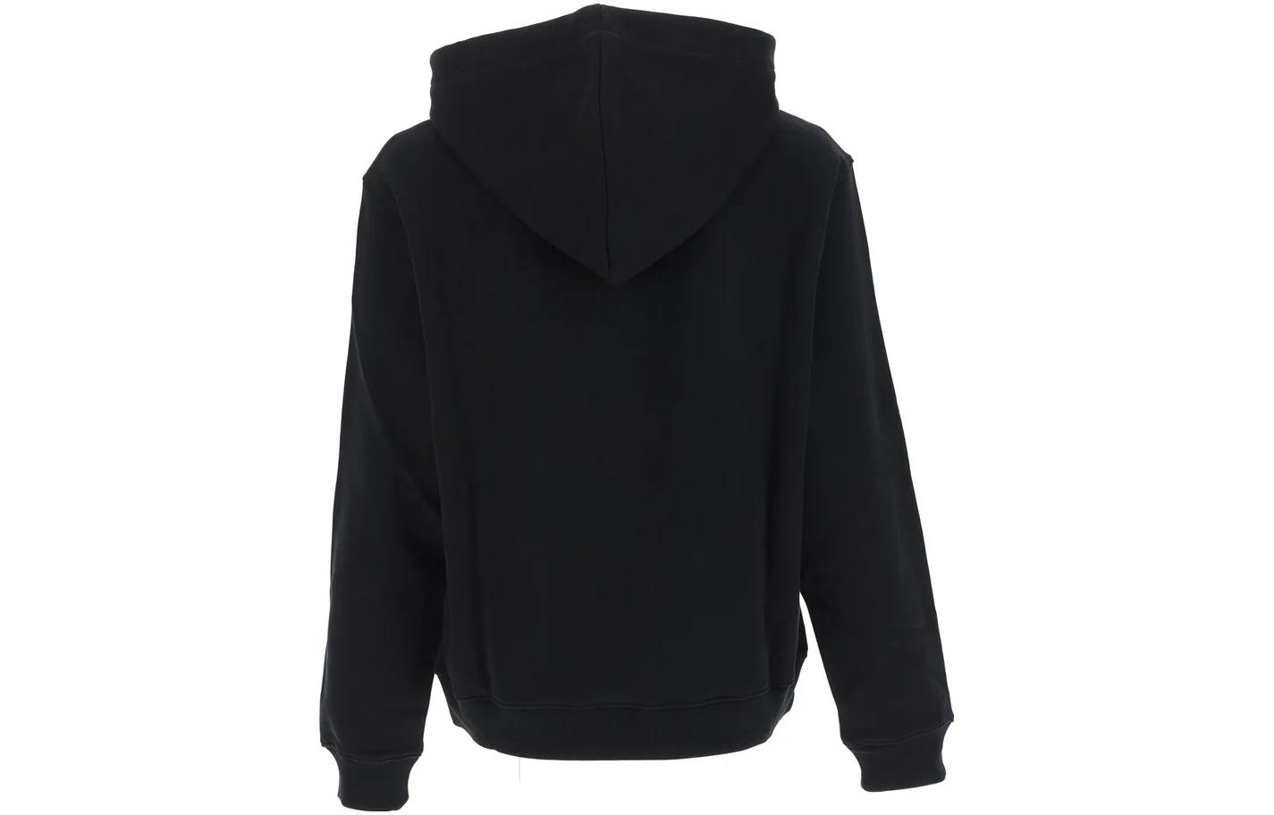 Lookbook (Women) Moschino FW22 Black Hoodie with Large Logo Smiley Print A1703-5528-2555