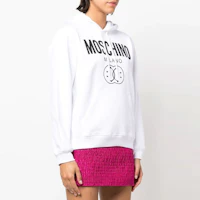 Purchase (W) Moschino FW22 圖案印花女款白色連帽衫 A1703-5528-2001