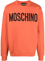 (Women) Moschino FW22 Orange Logo Print Crewneck Sweatshirt A170102281125 (Women) Moschino FW22 Orange Logo Print Crewneck Sweatshirt A170102281125