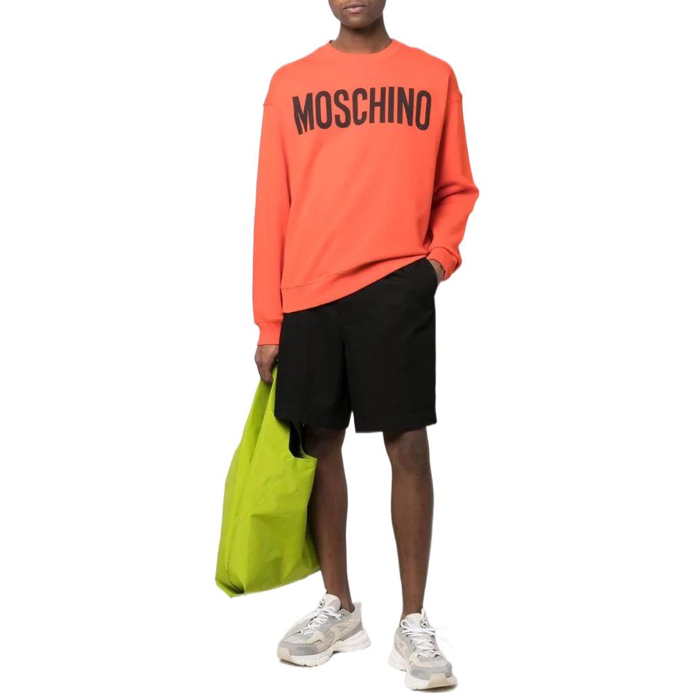 Lookbook (Women) Moschino FW22 Orange Logo Print Crewneck Sweatshirt A170102281125