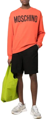 (Women) Moschino FW22 Orange Logo Print Crewneck Sweatshirt A170102281125 Lookbook (Women) Moschino FW22 Orange Logo Print Crewneck Sweatshirt A170102281125