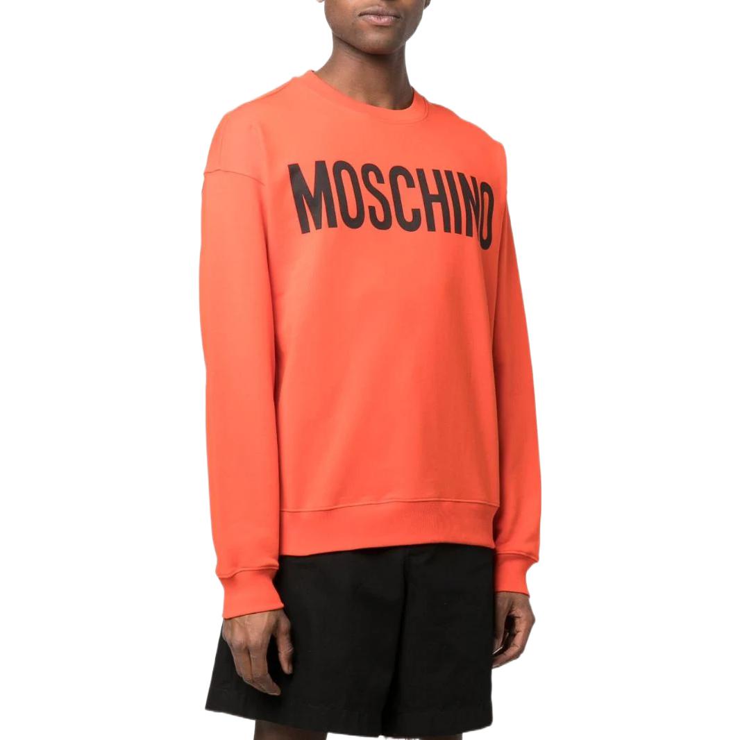 Purchase (Women) Moschino FW22 Orange Logo Print Crewneck Sweatshirt A170102281125