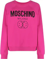 (Women) Moschino FW22 Smiley Logo Print Sweatshirt Women’s Hot Pink A1704-5528-2244 (Women) Moschino FW22 Smiley Logo Print Sweatshirt Women’s Hot Pink A1704-5528-2244