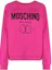 Buy (W) Moschino FW22 Sudadera Rosa Fucsia Mujer con Logo Smiley A1704-5528-2244