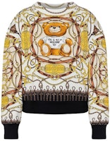 (Women) MOSCHINO FW22 Teddy Bear Print Crewneck Pullover Sweatshirt Brown (). AEF222E-0A17055527-1003 (Women) MOSCHINO FW22 Teddy Bear Print Crewneck Pullover Sweatshirt Brown (). AEF222E-0A17055527-1003